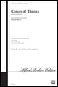 Canon of Thanks Three-Part Treble choral sheet music cover